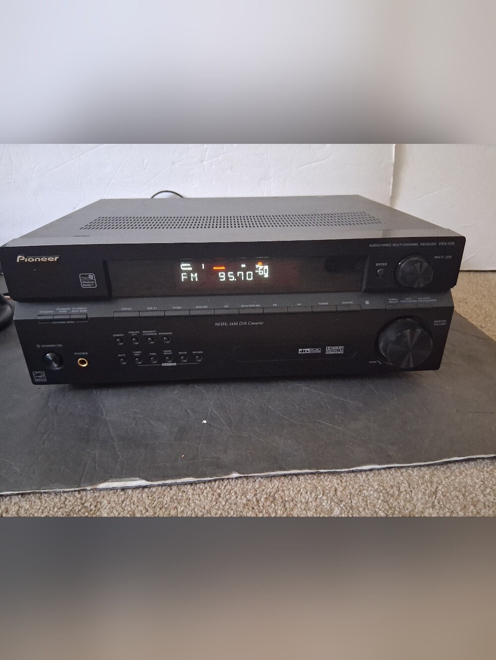Pioneer VSX-516 Audio Video Multi-Channel Receiver 5.1 Surround Sound Tested